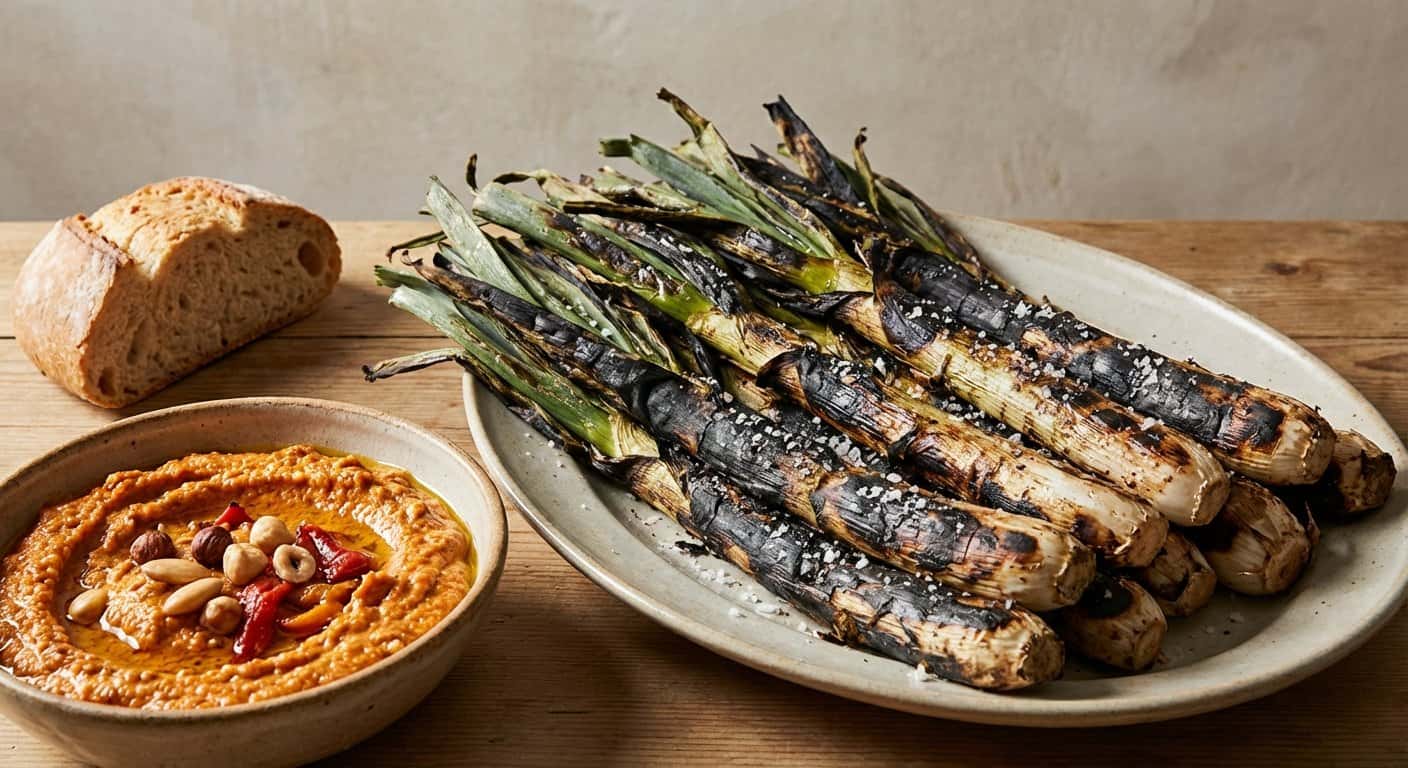 Calçots con Salsa Romesco