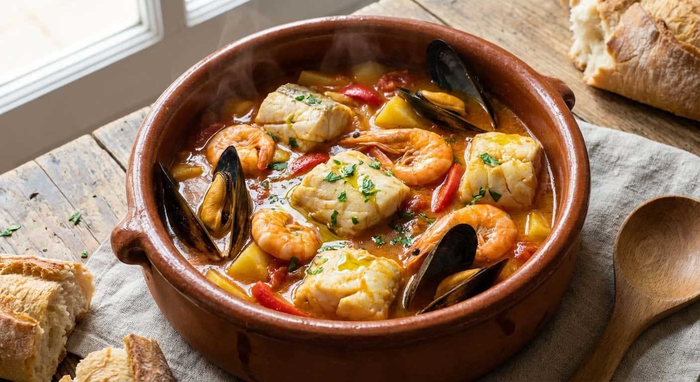 Caldereta de Pescado a Fuego Lento