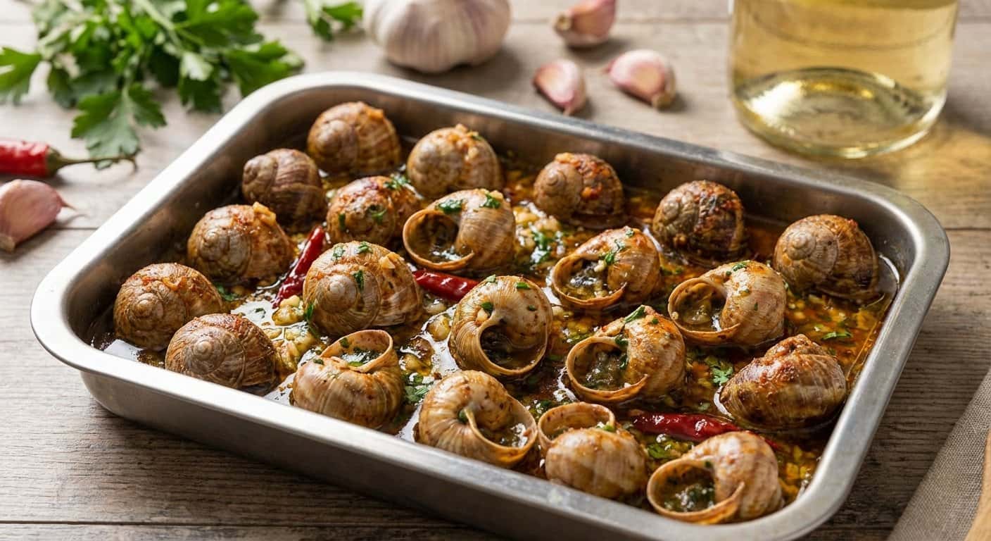 Caracoles a la Llauna Tradicional