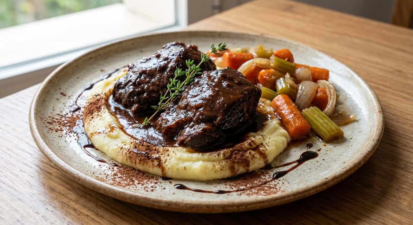 Carrillera de Ternera Glaseada al Cacao