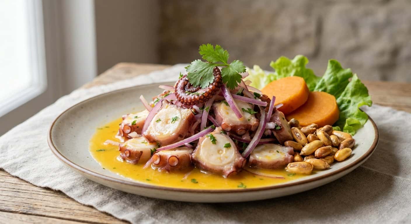 Ceviche de Pulpo Peruano