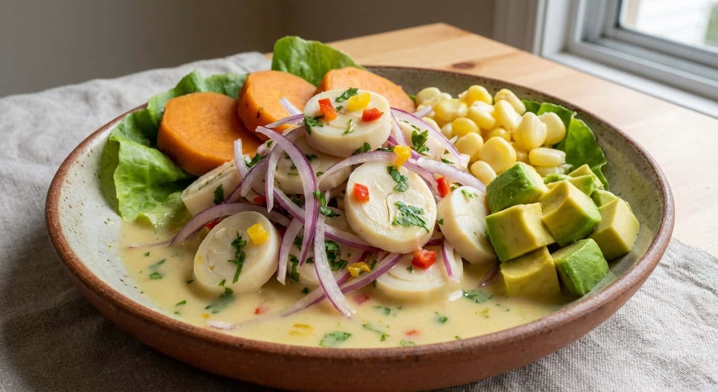Ceviche Vegano de Palmito