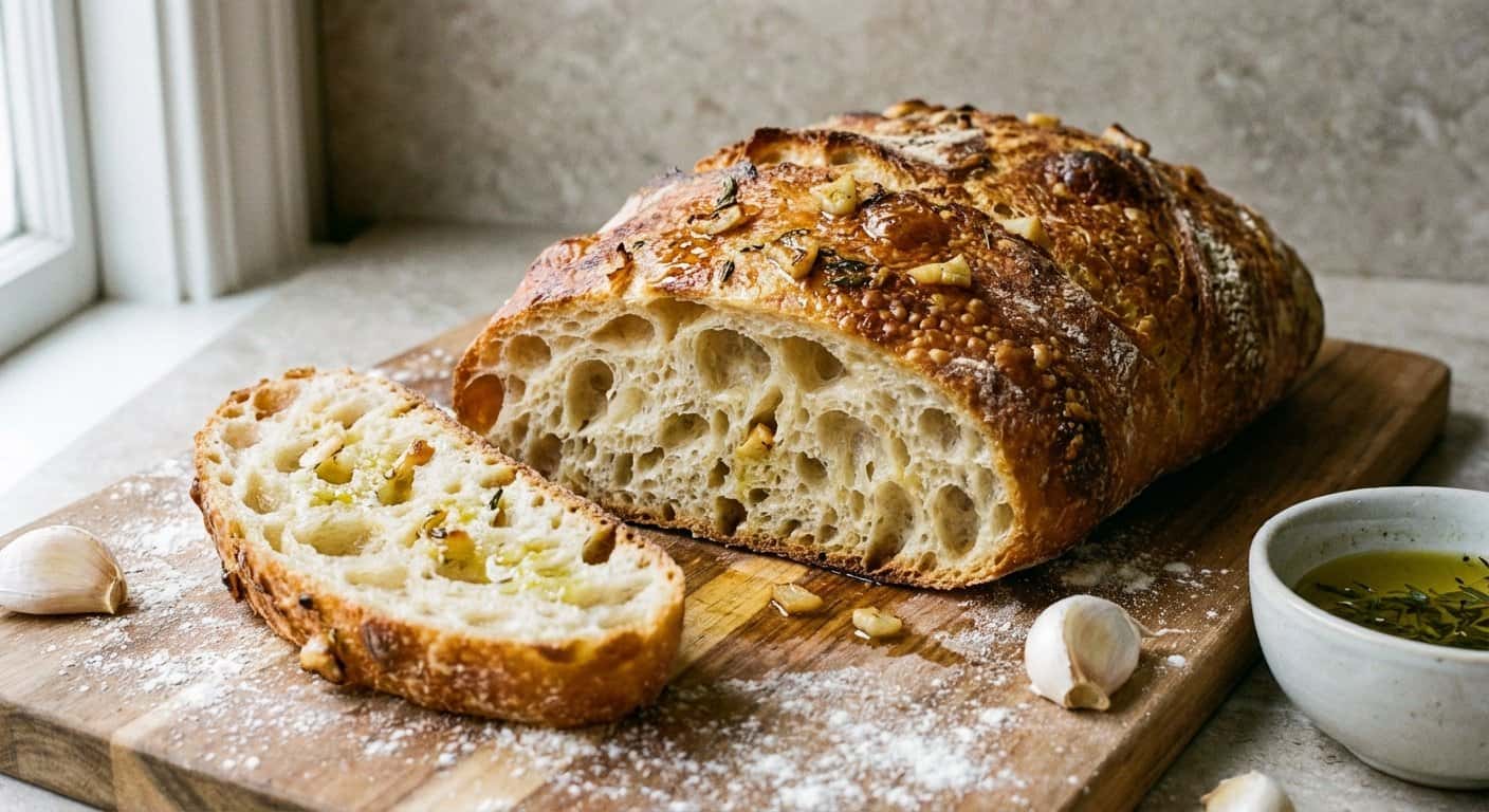 Chapata Alta Hidratación con Ajo