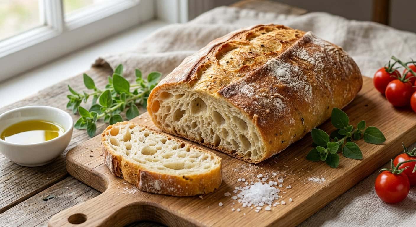 Chapata con Prefermento de Orégano