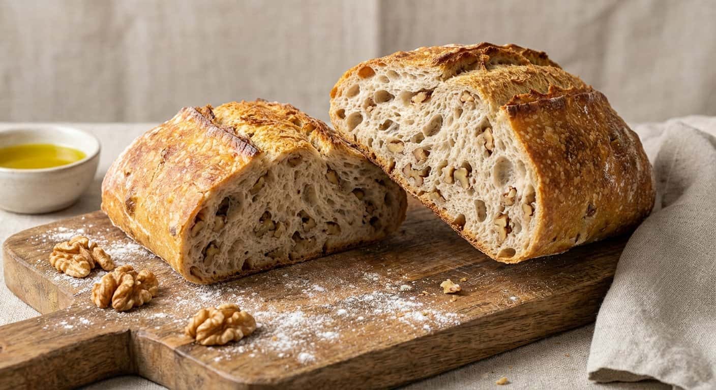 Chapata Rápida con Nueces