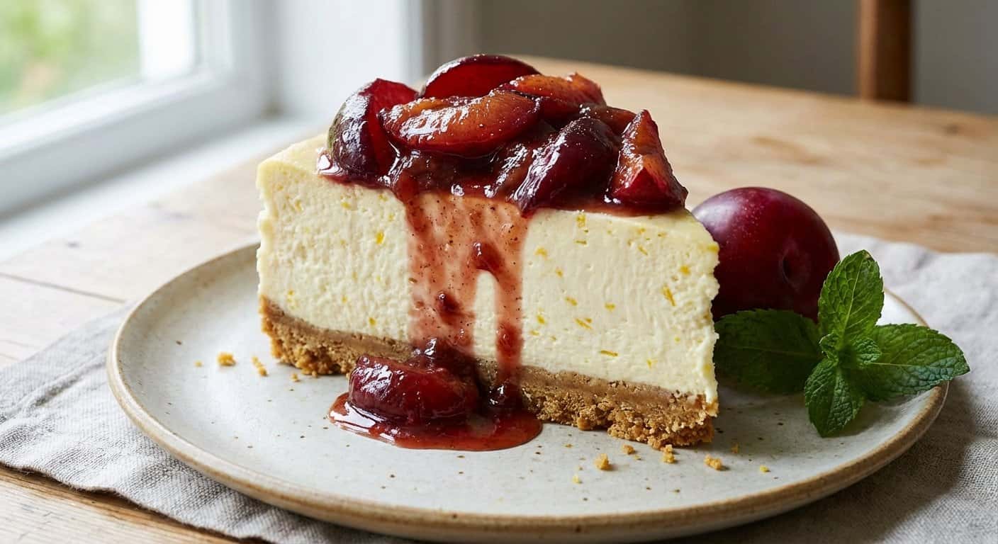 Cheesecake de Ciruela