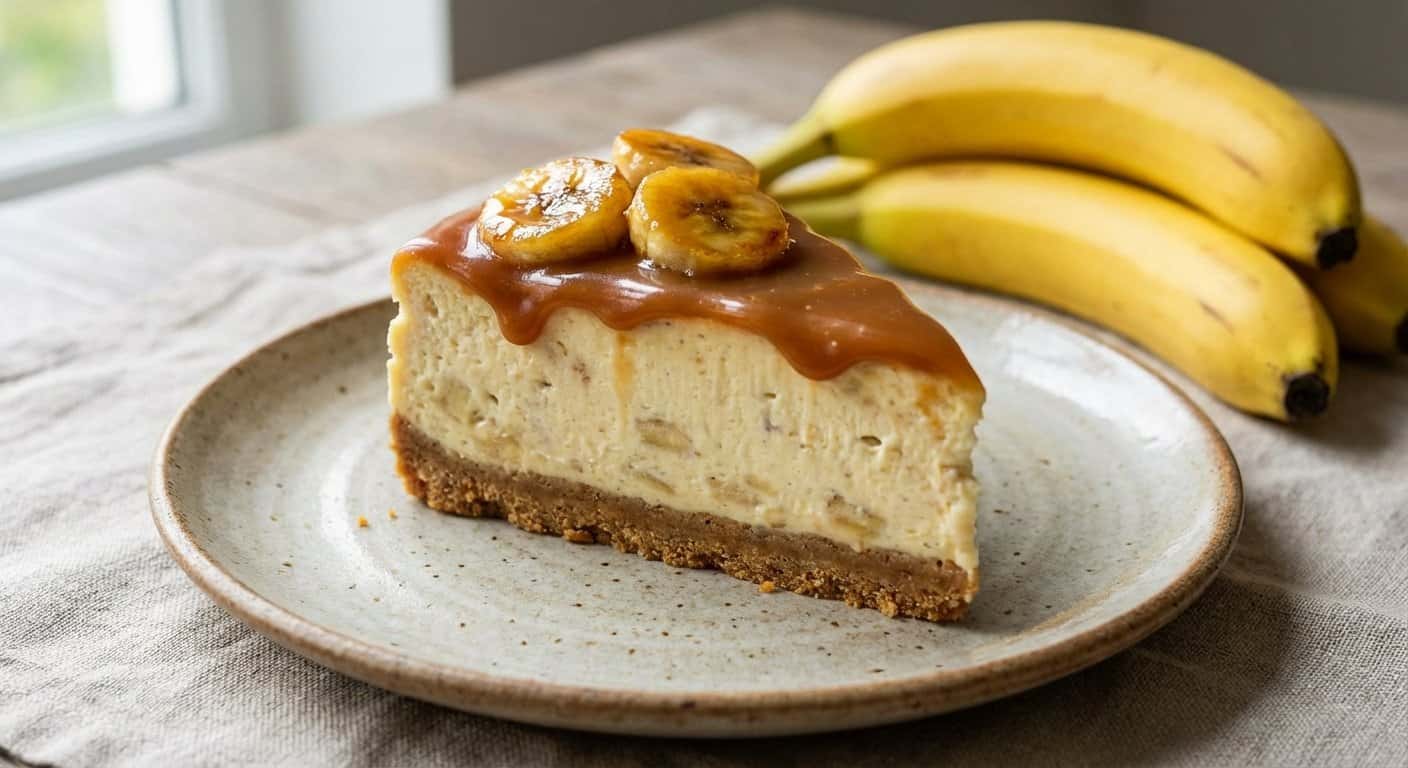 Cheesecake de plátano