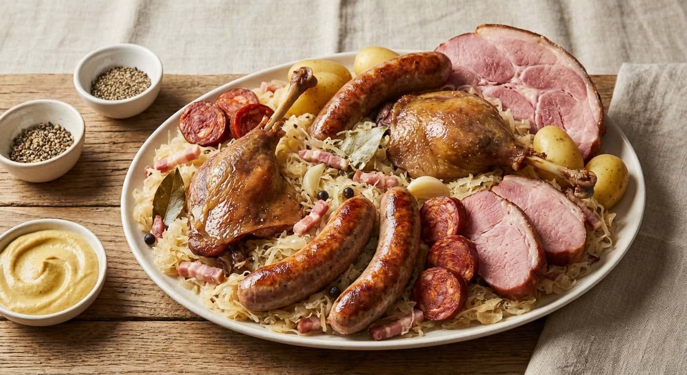 Choucroute Garnie del Sudoeste con Mostaza