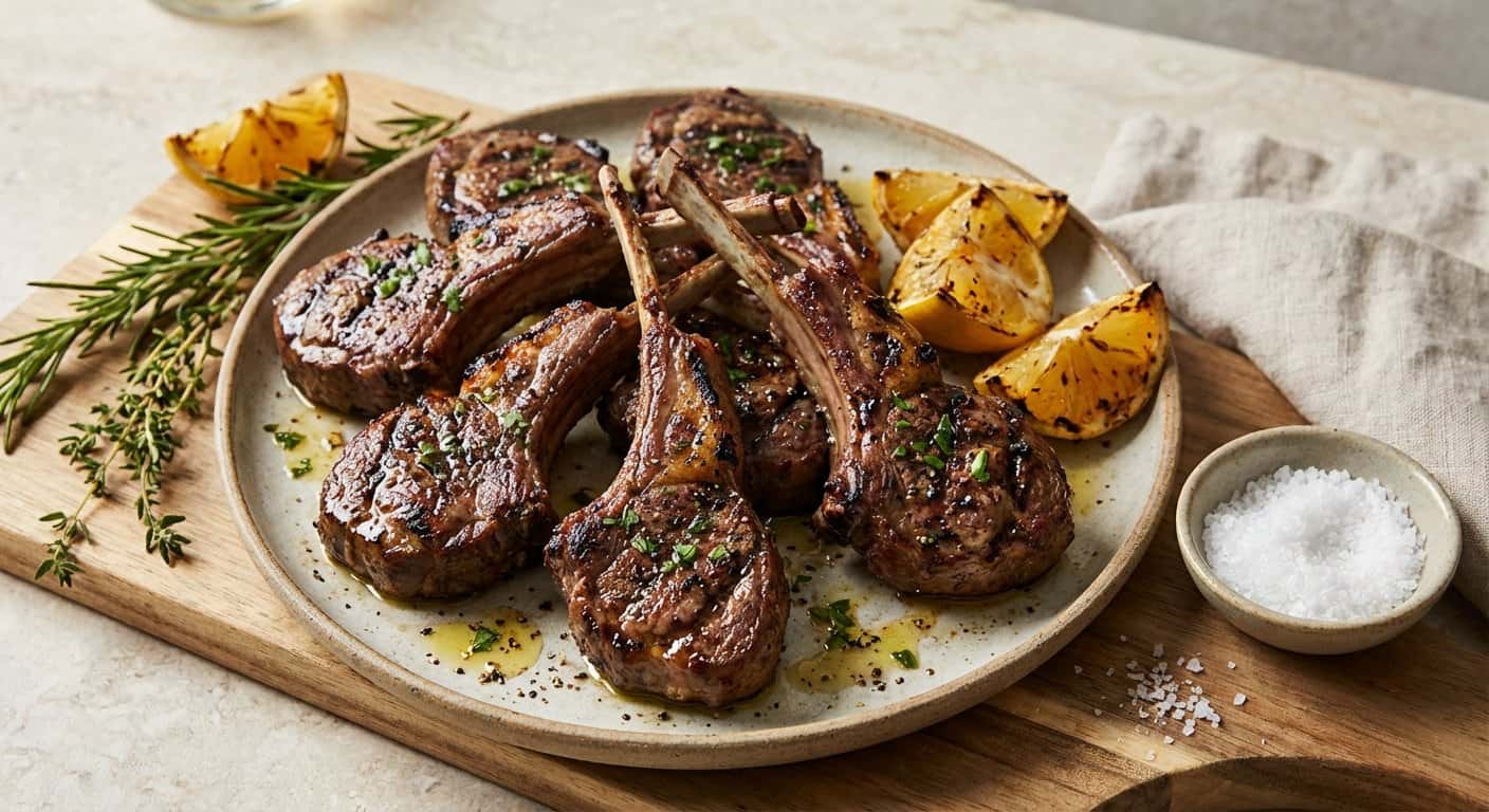 Chuletillas de Cordero a la Barbacoa
