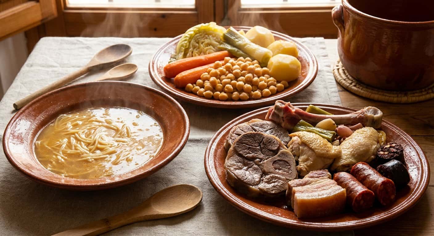 Cocido Madrileño Tradicional a Fuego Lento