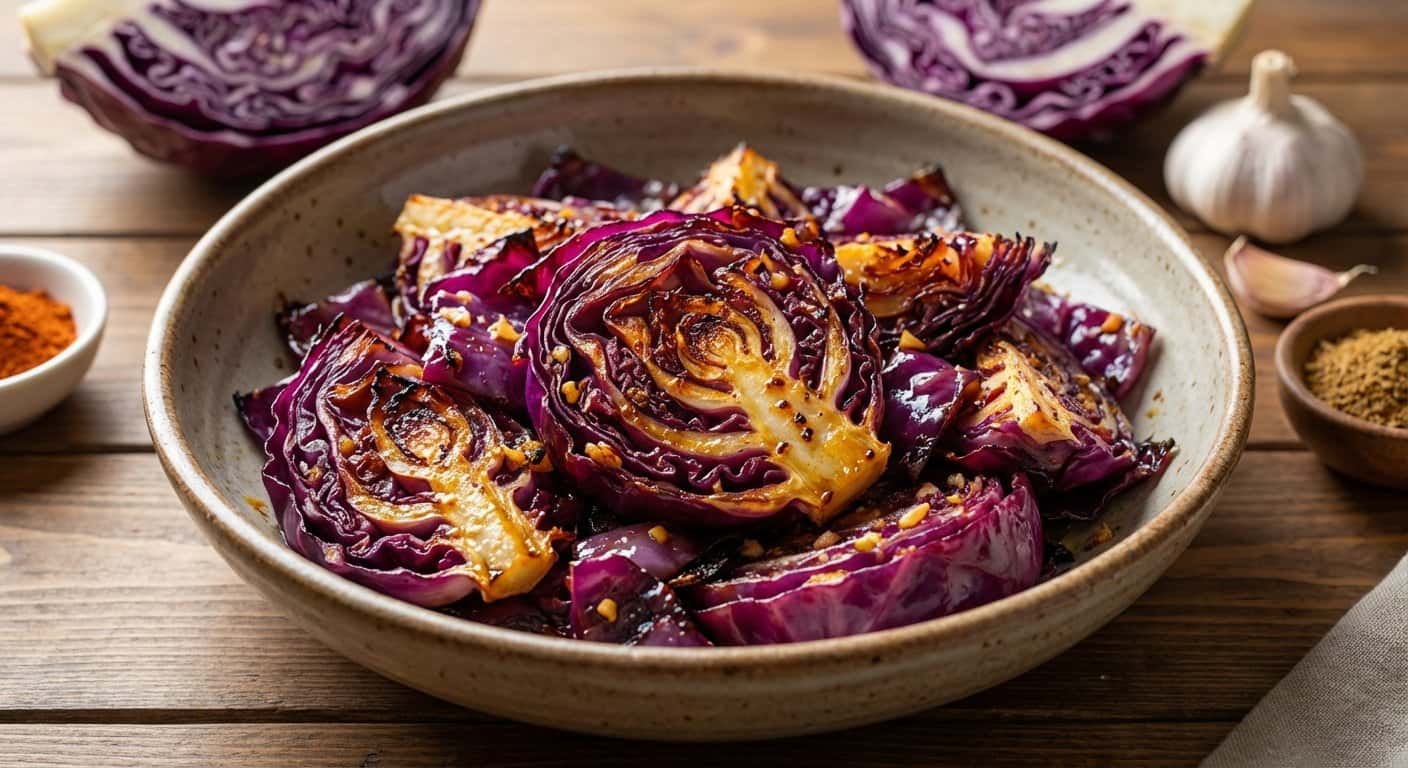 Col Lombarda Asada en Airfryer