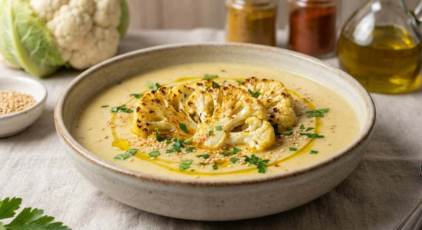 Coliflor a la plancha con especias