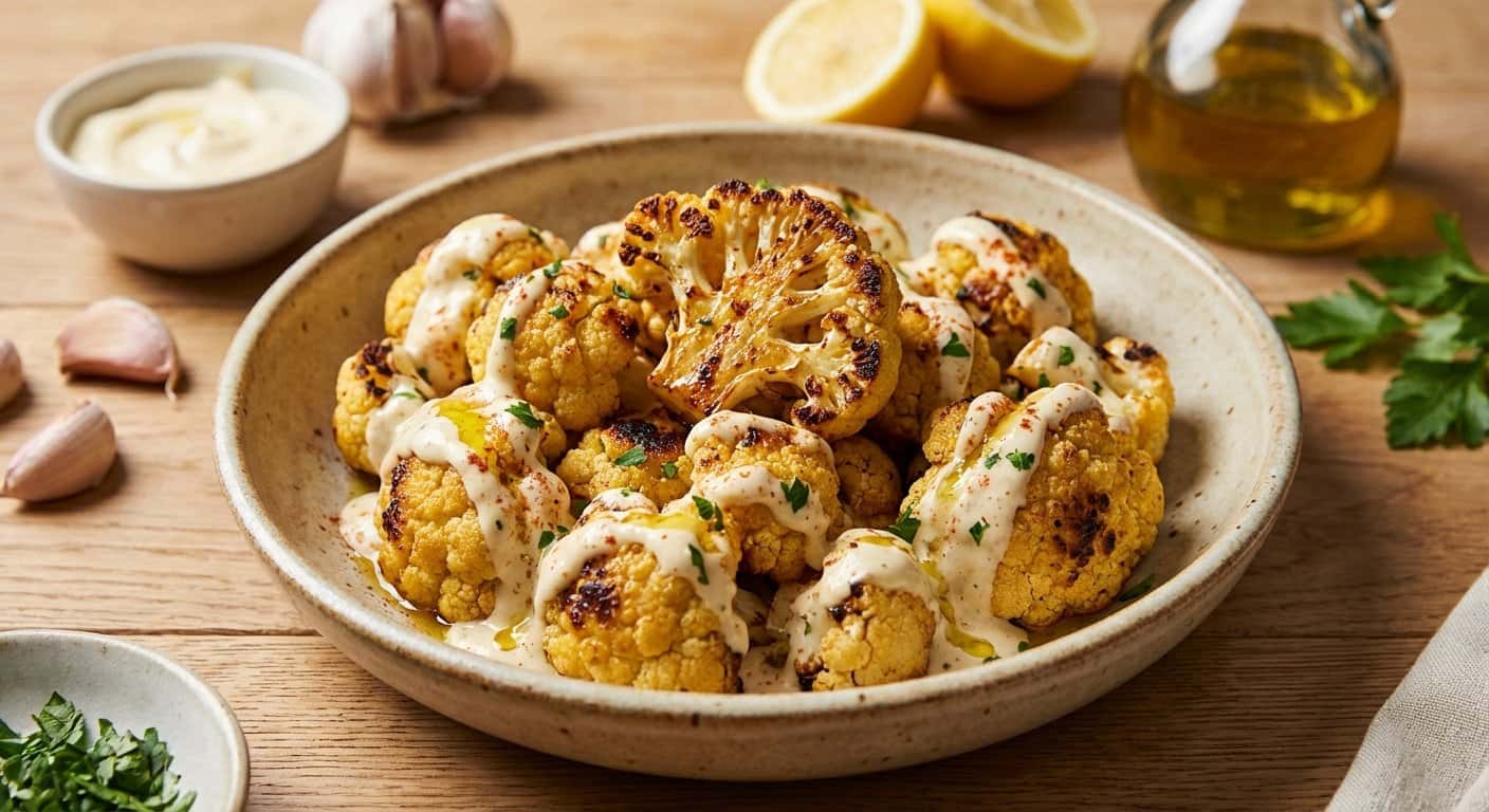 Coliflor al Horno con Alioli