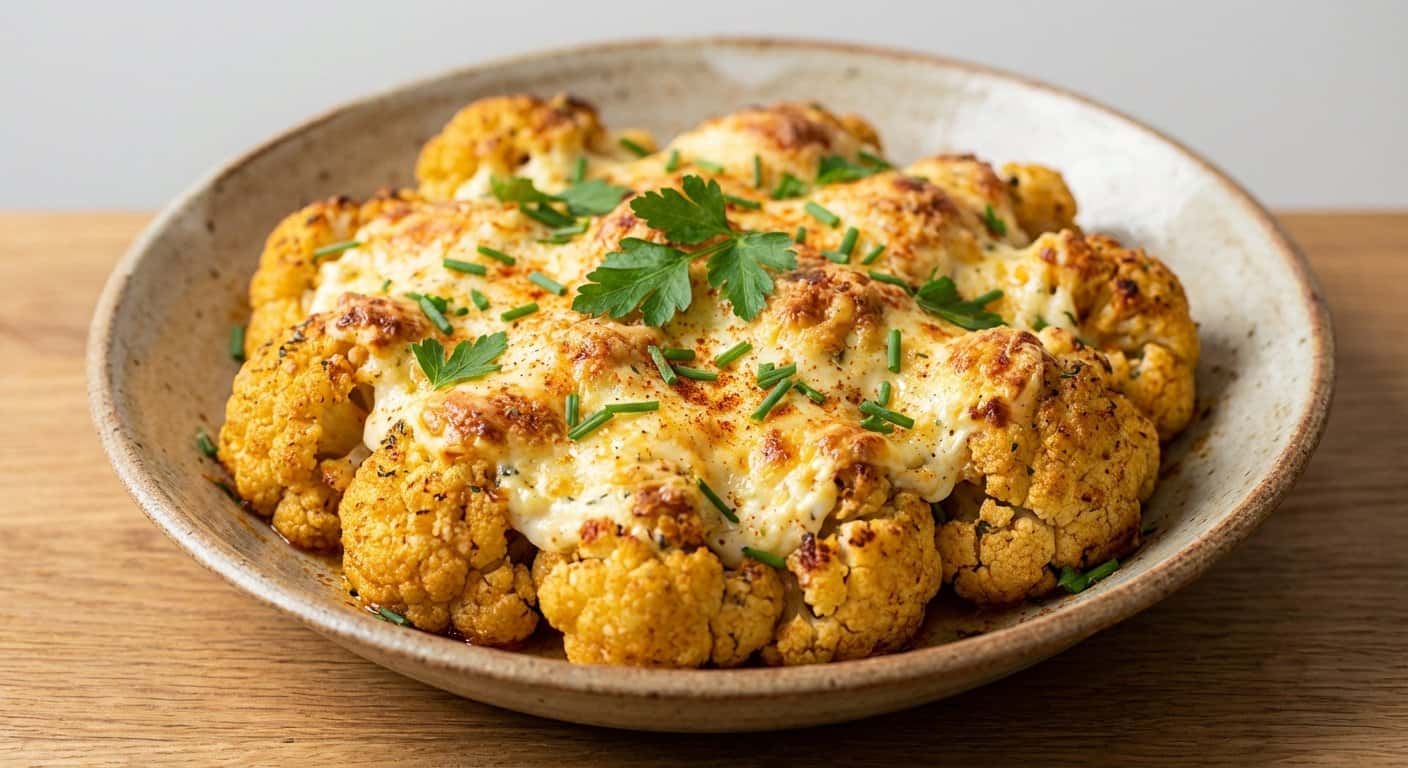 Coliflor al Horno con Topping Proteico