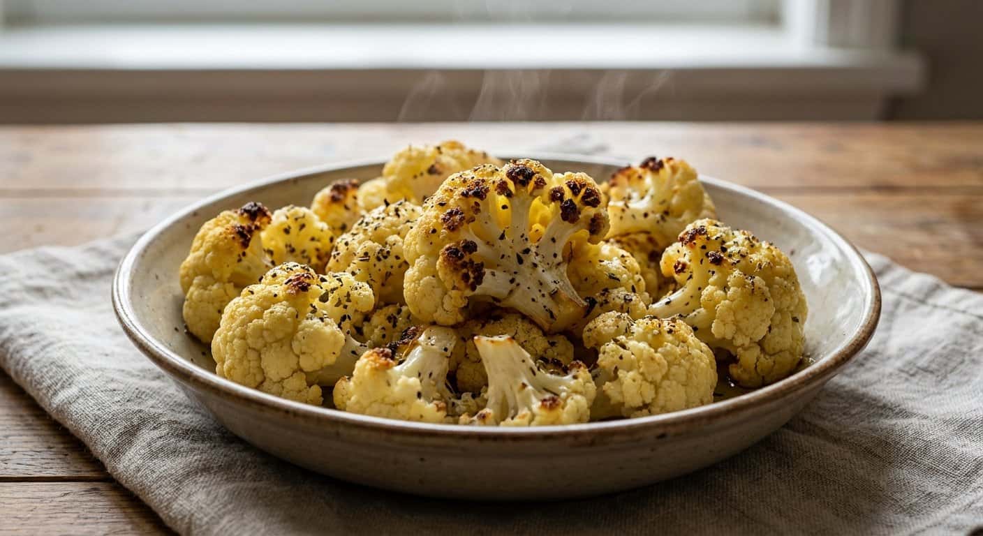 Coliflor Asada con Orégano