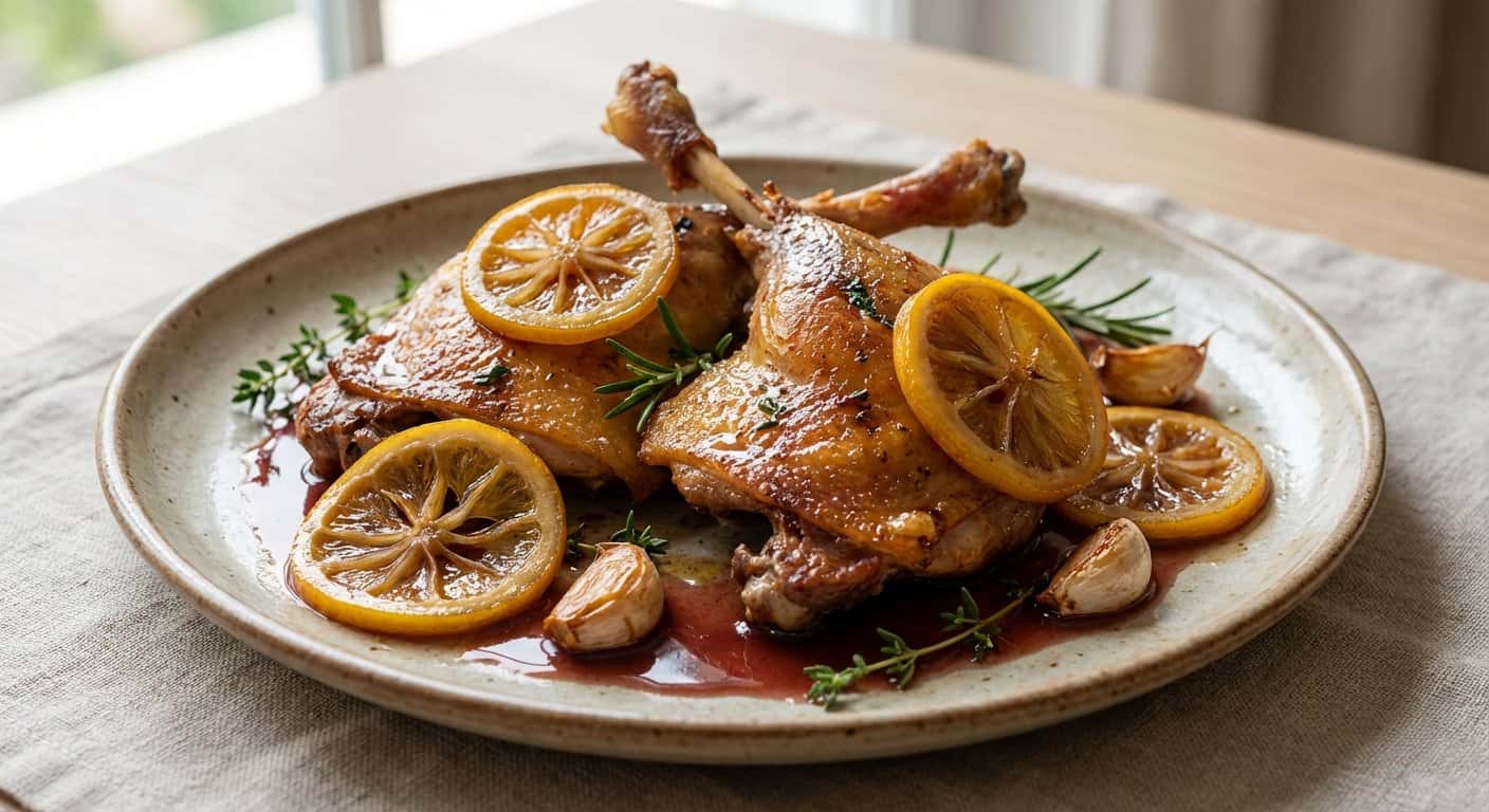 Confit de Canard Parisino con Limón