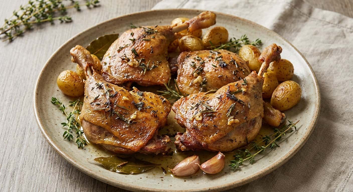 Confit de Canard Provenzal con Hierbas