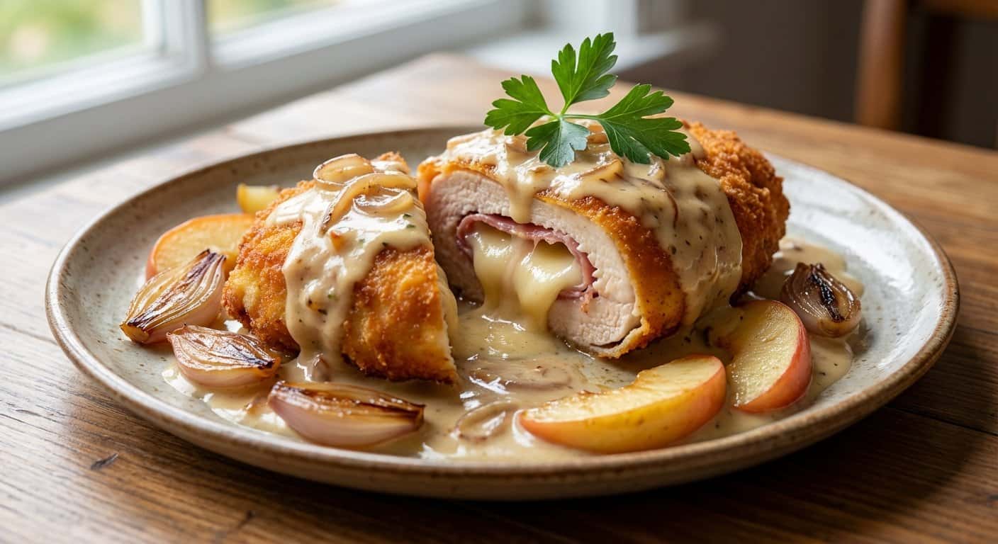 Cordon Bleu Normando con Chalotas