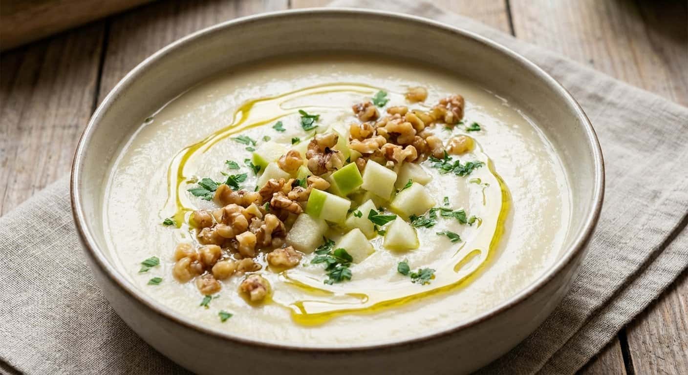 Crema de Apionabo con Manzana Verde y Nuez