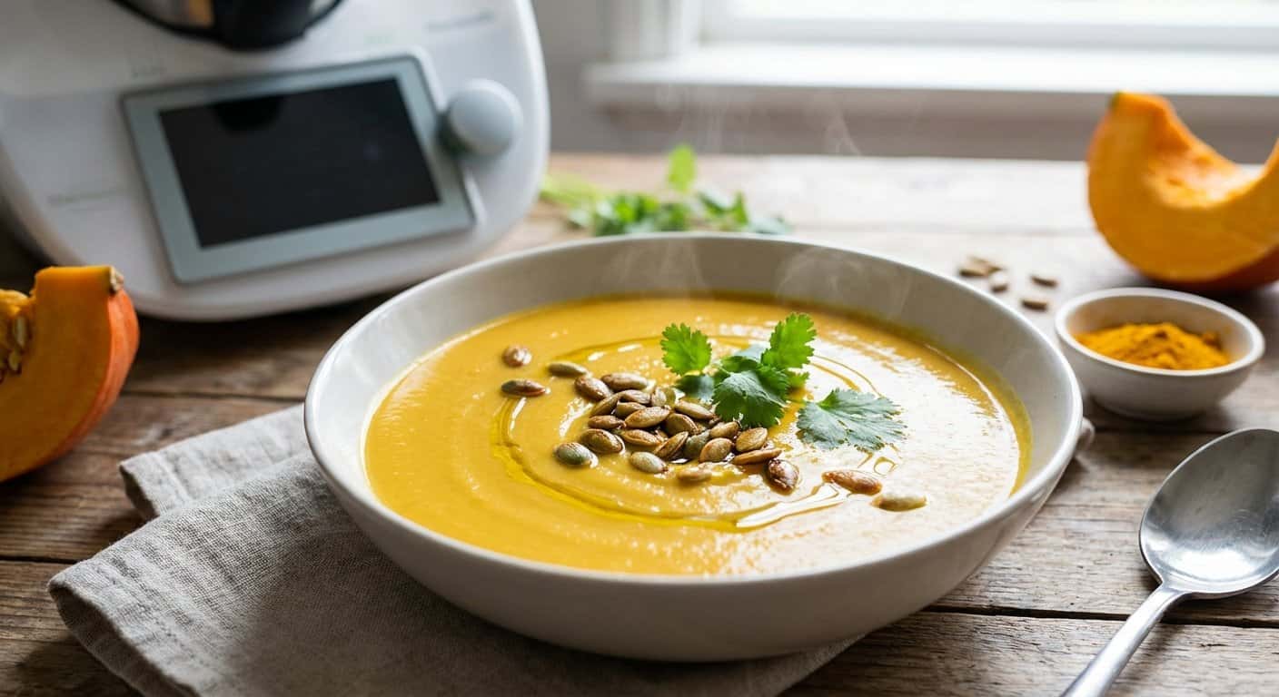 Crema de Calabaza con Cúrcuma en Thermomix