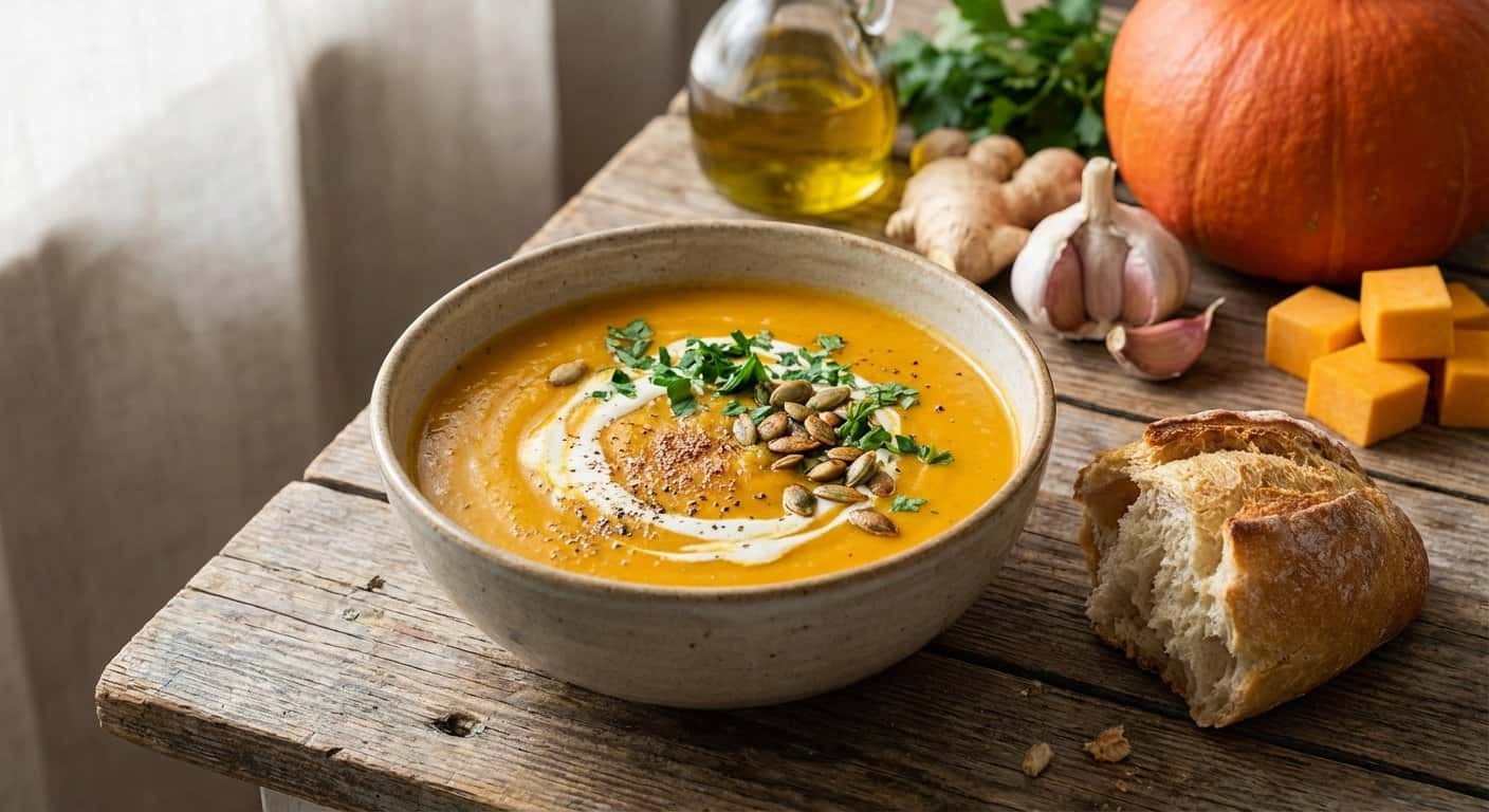 Crema de Calabaza con Especias