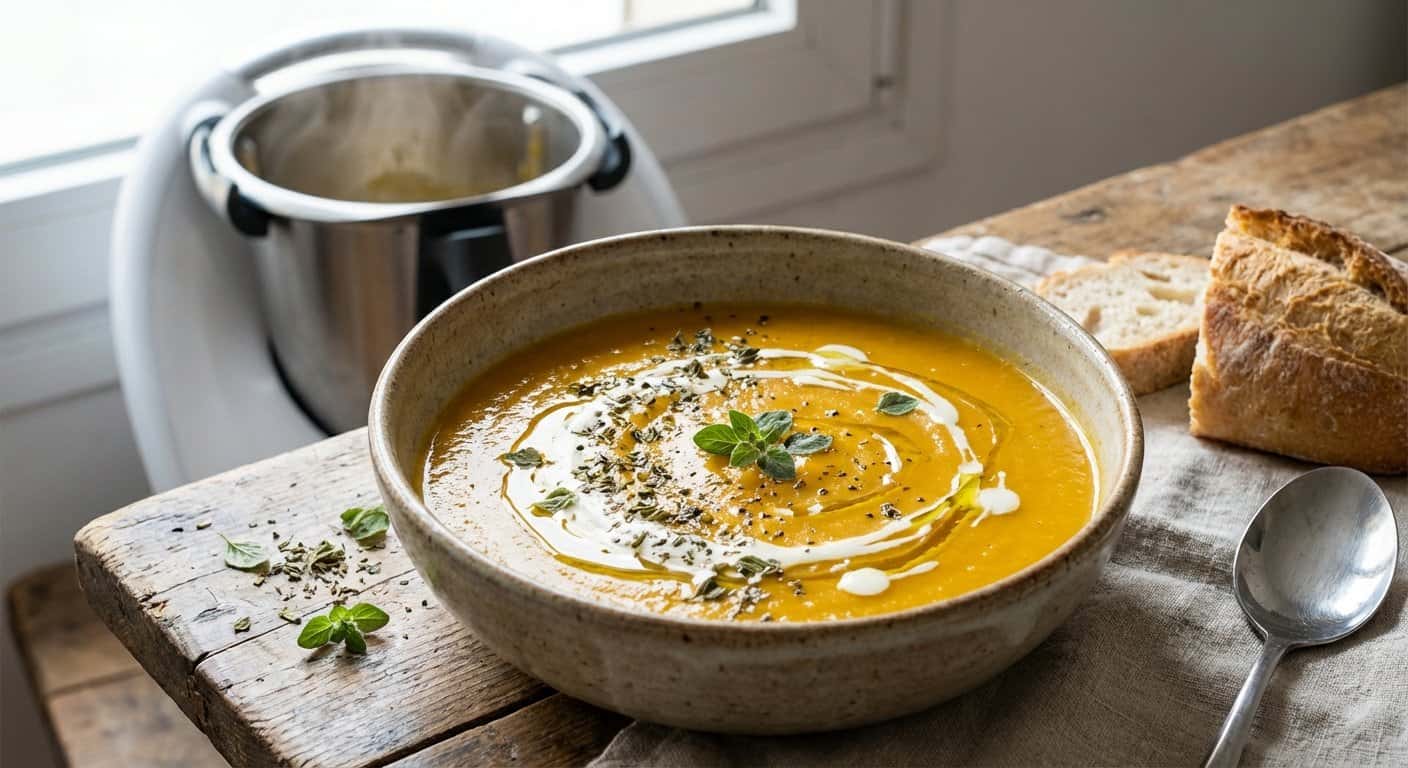 Crema de Calabaza con Orégano en Thermomix