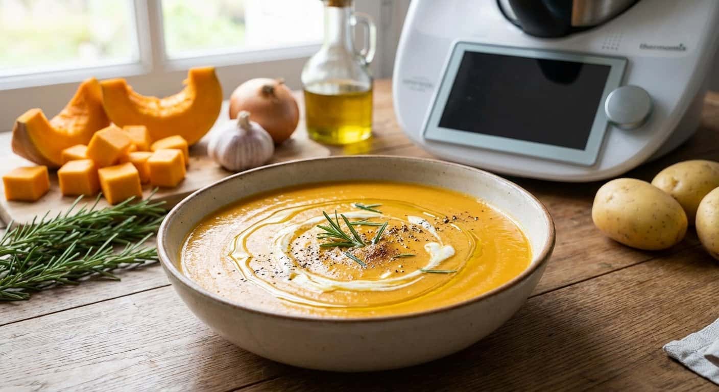 Crema de Calabaza con Romero en Thermomix