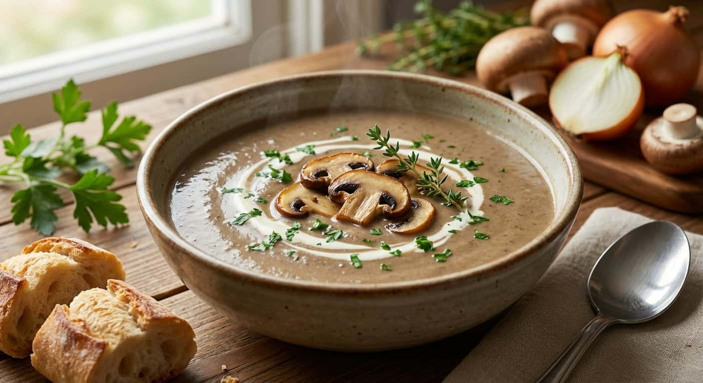 Crema de Champiñones