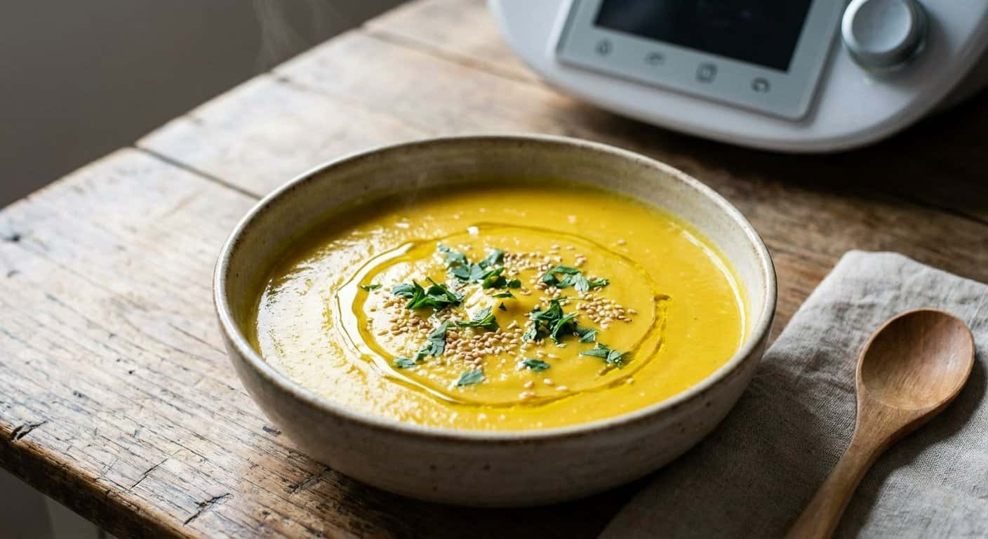 Crema de Coliflor con Cúrcuma en Thermomix