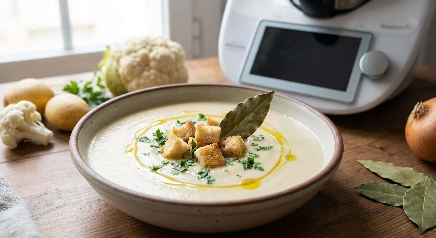 Crema de Coliflor con Laurel en Thermomix