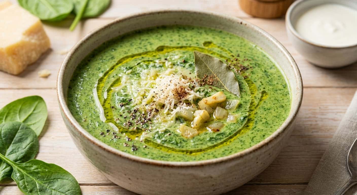 Crema de Espinacas Italiana Keto