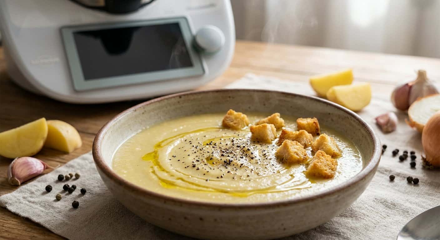 Crema de Patata con Pimienta Negra en Thermomix