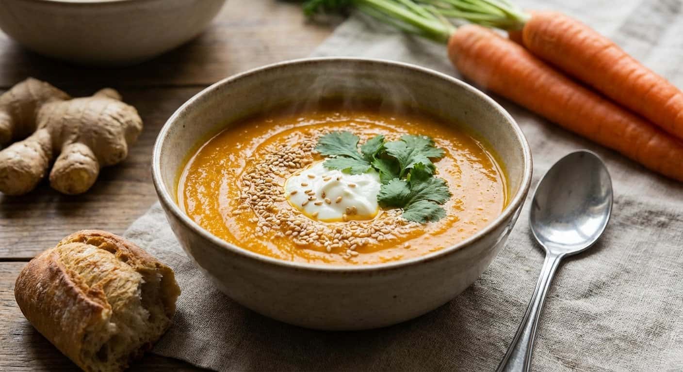 Crema de Zanahoria con Jengibre