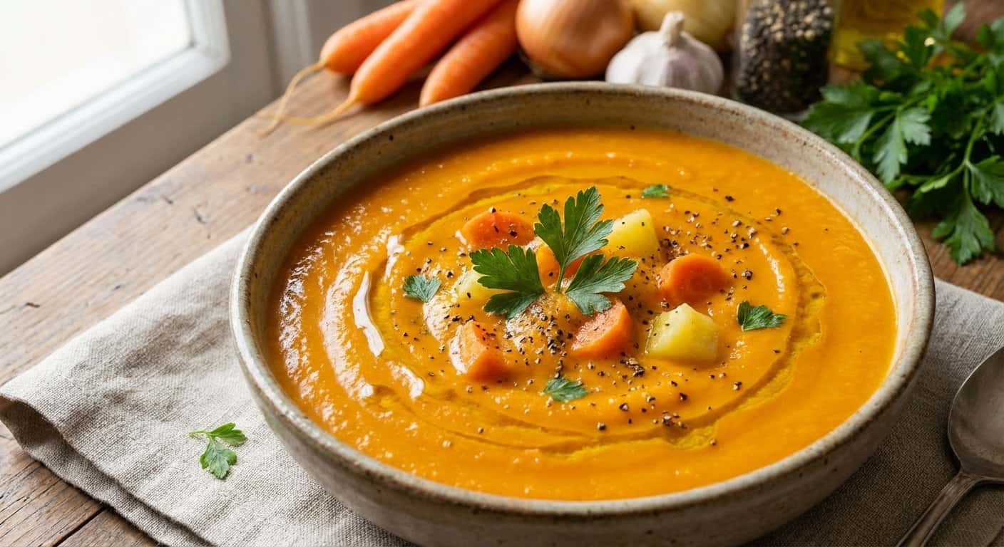 Crema de Zanahoria con Pimienta Negra