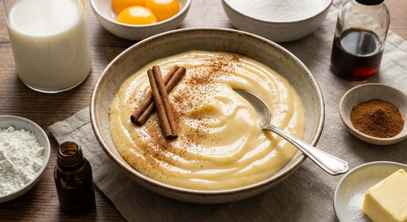 Crema Pastelera de Canela en Thermomix