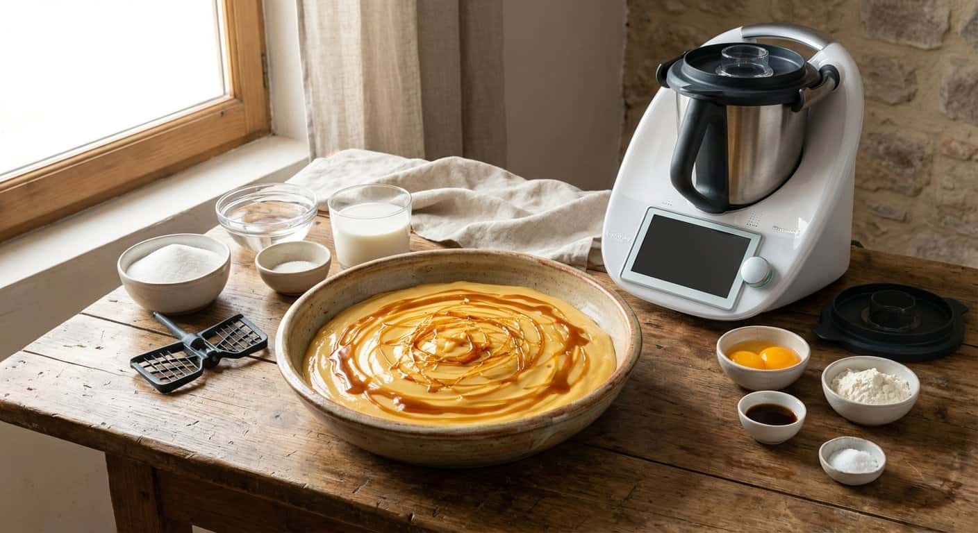 Crema Pastelera de Caramelo en Thermomix