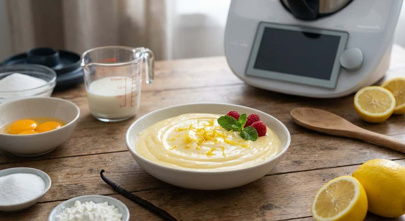 Crema Pastelera de Limón en Thermomix