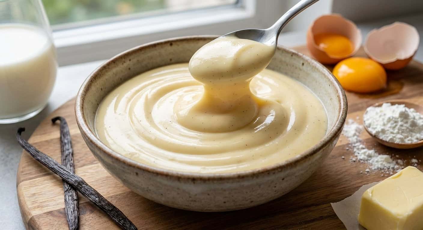 Crema Pastelera de Vainilla en Thermomix