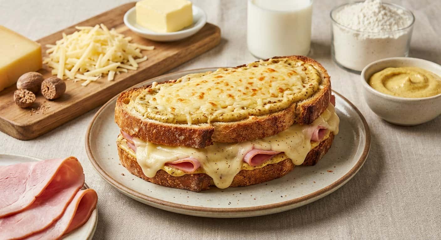 Croque-Monsieur Bretón con Mostaza