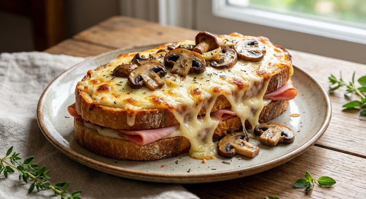Croque-Monsieur Provenzal con Setas