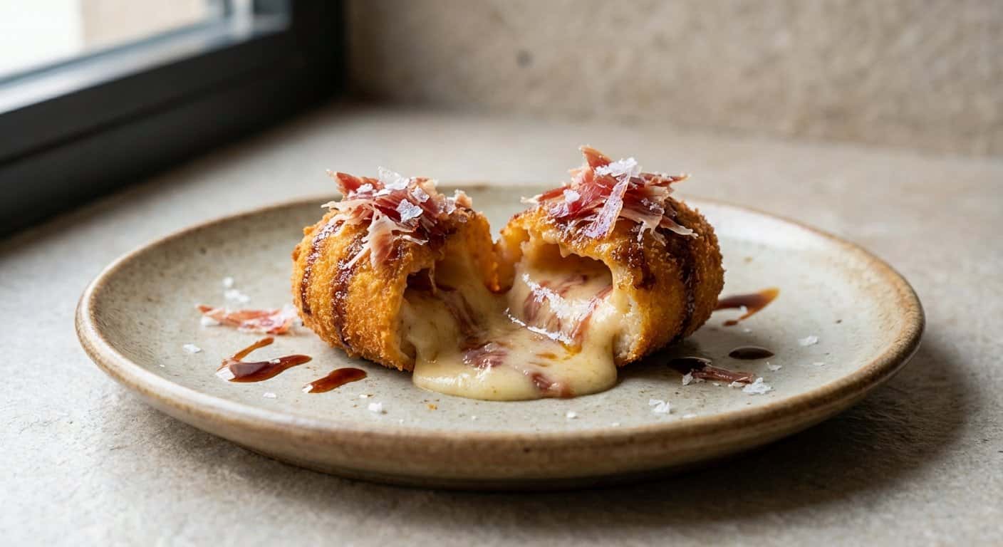 Croqueta Líquida de Jamón Ibérico