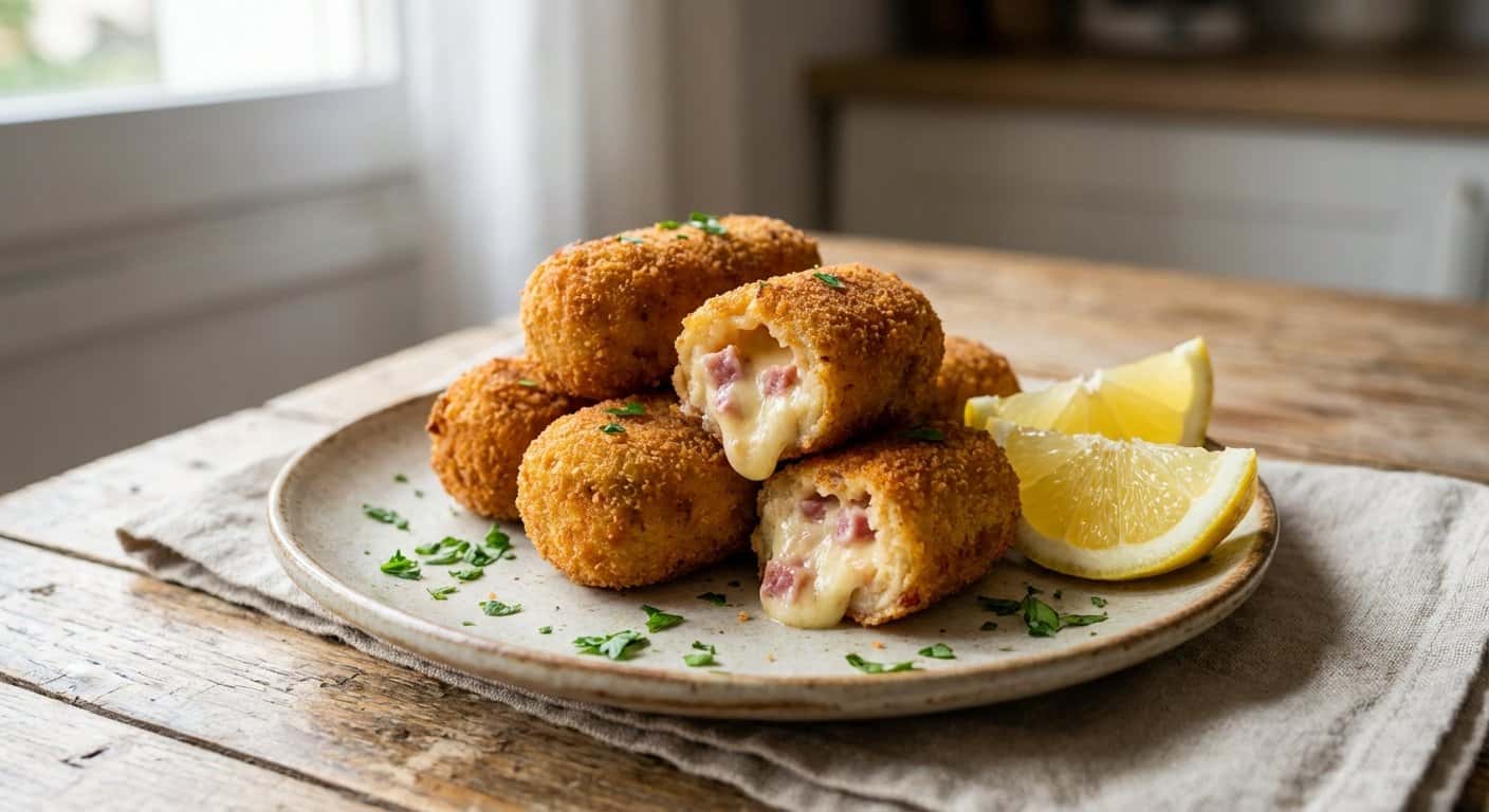 Croquetas Cremosas de Jamón en Airfryer