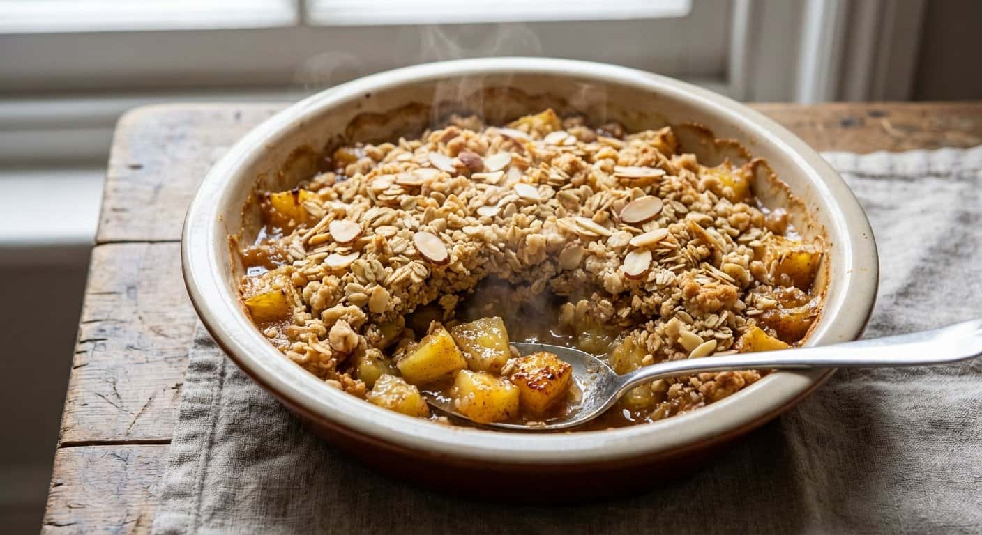 Crumble de Piña con Almendra