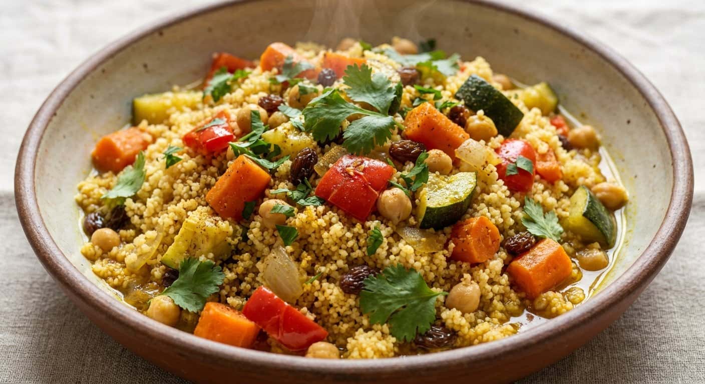Cuscús Marroquí de Verduras