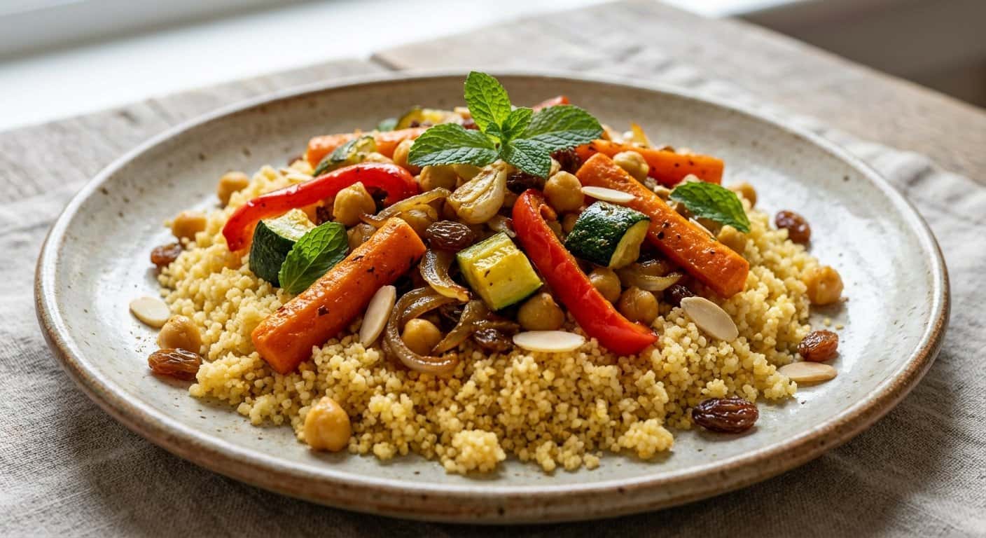 Cuscuz Marroquí de Verduras
