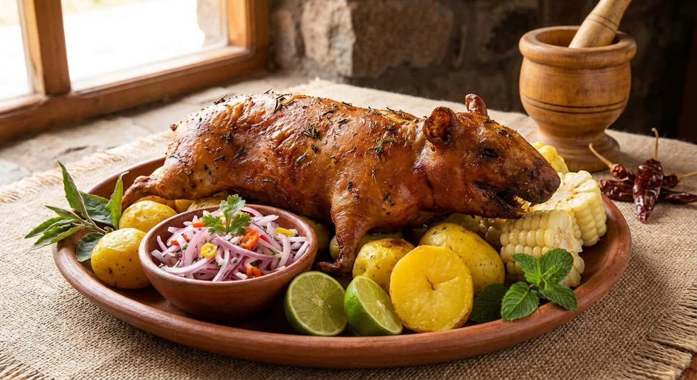 Cuy al Horno Tradicional Andino