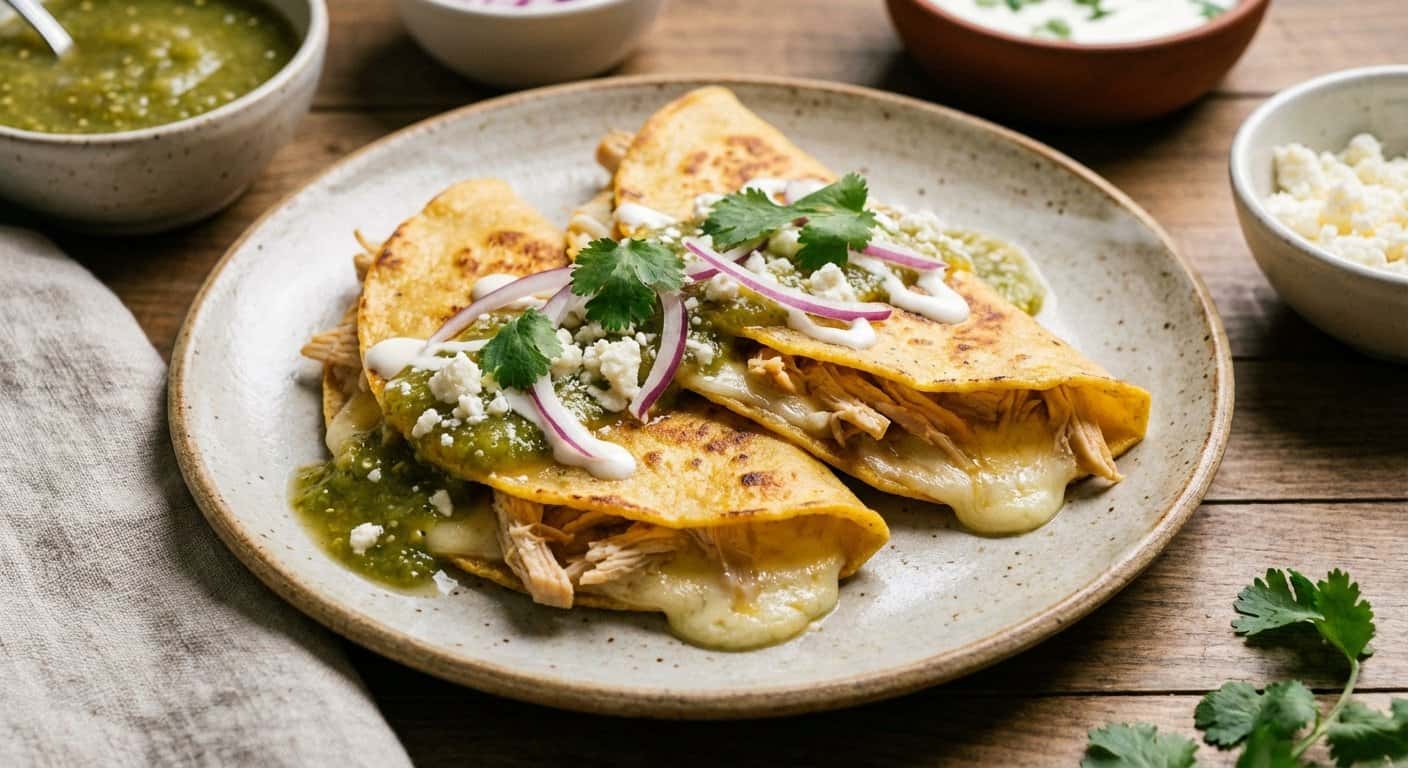 Dobladas de Pollo con Queso