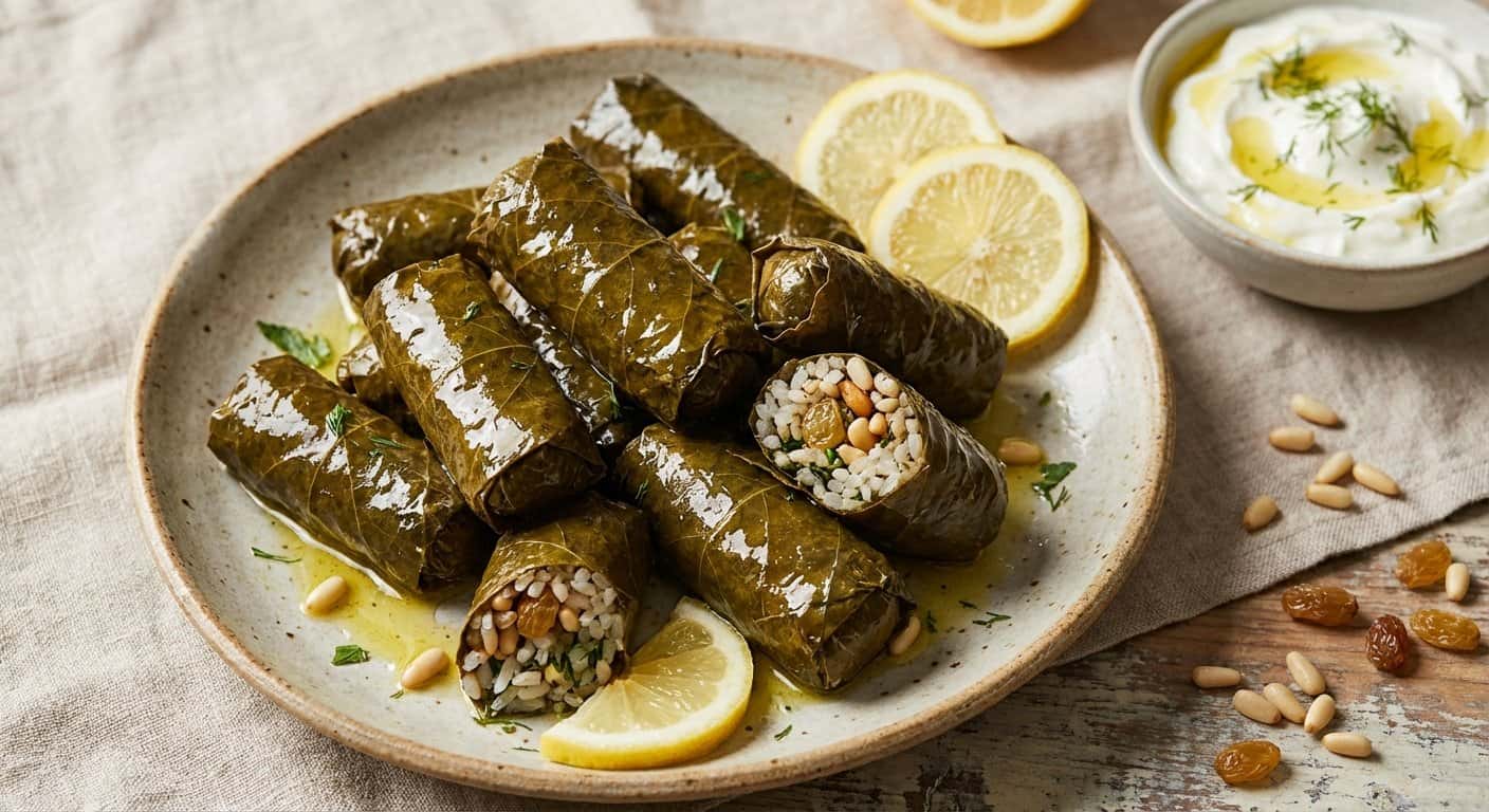 Dolmas de Hojas de Parra