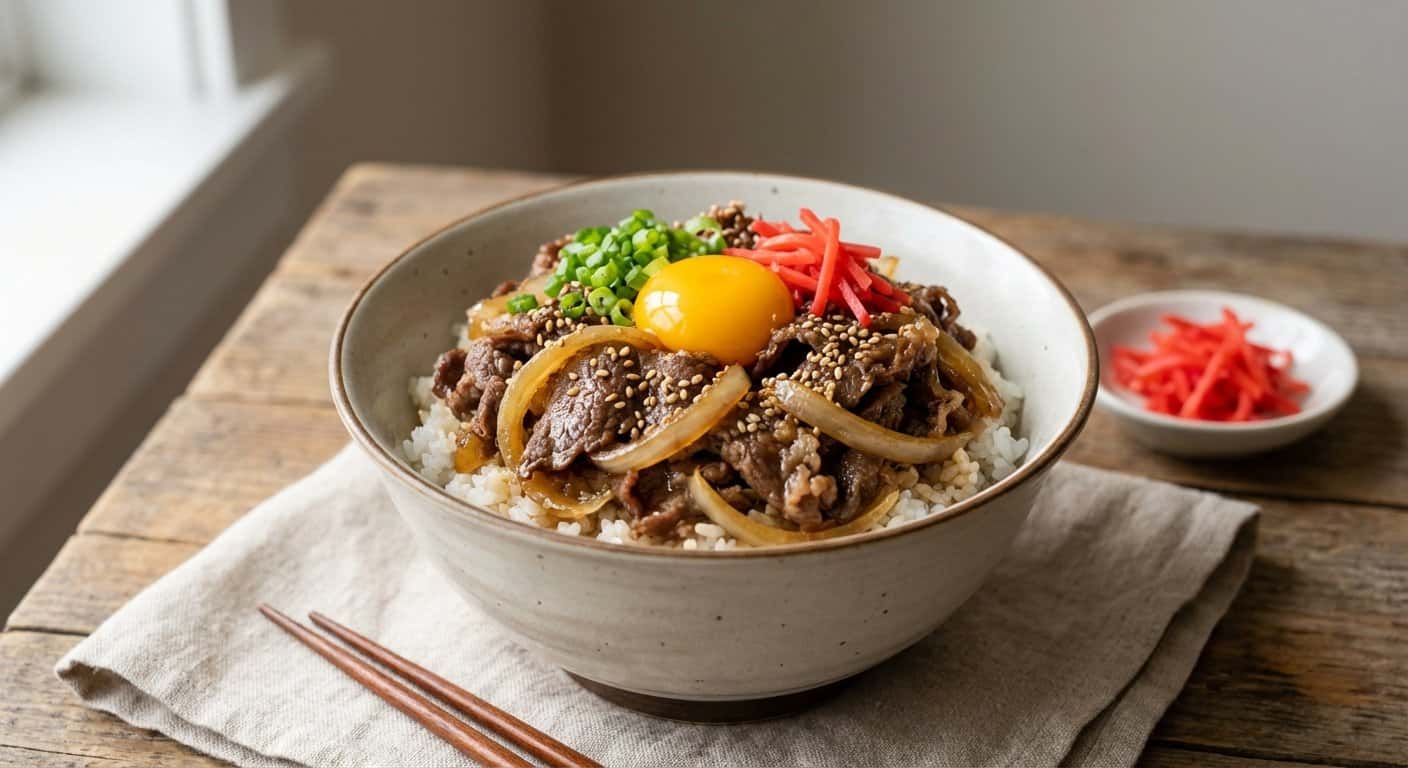 Donburi de Ternera (Gyudon)