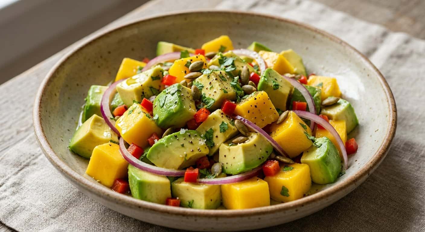 Ensalada de Aguacate y Mango